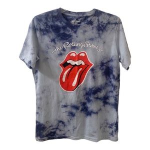 Rolling Stone T-Shirt Purple Tie Dyed Graphic Women’s Size M